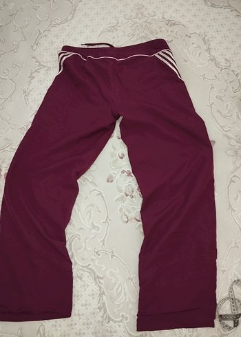 Bordo Adidas Kadın Spor Eşofman Altı - Görsel 3