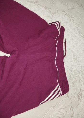 Bordo Adidas Kadın Spor Eşofman Altı - Görsel 4