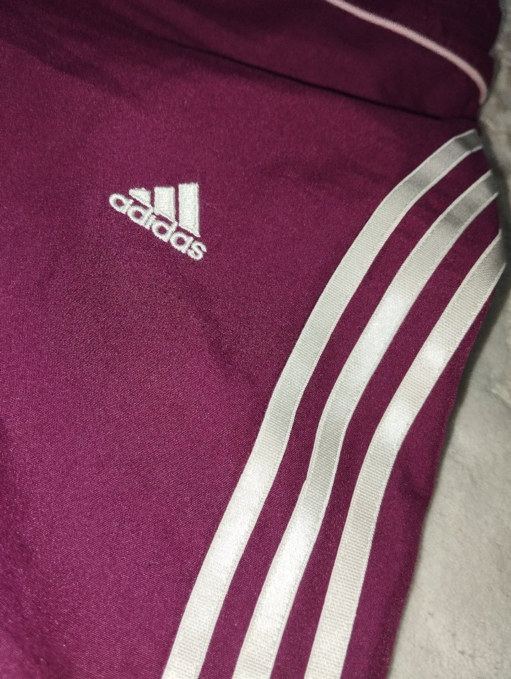 Bordo Adidas Kadın Spor Eşofman Altı - Görsel 2