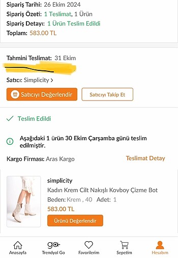40 Beden ten rengi Renk Kovboy bot