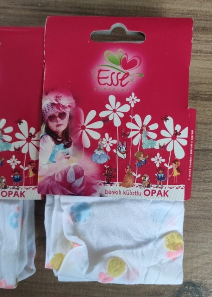 Çocuk külotlu çorap (4 adet) 11-14 yaş 4 beden - Görsel 2