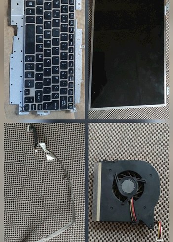 Laptop Klavye, Ekran, Fan ve Kamera parça seti