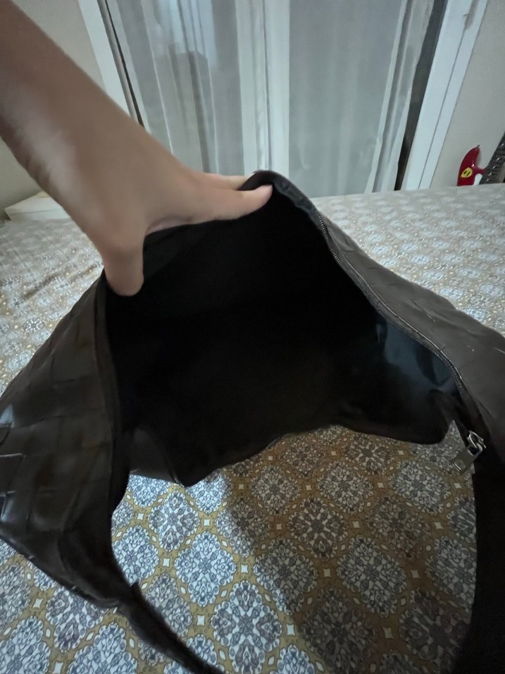 Kahverengi Deri Kadın Çanta - Görsel 3