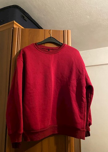 Koyu Kırmızı Kadın Sweatshirt