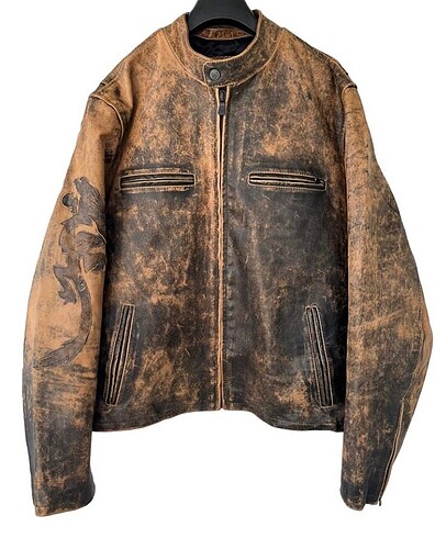 American vintage deri ceket