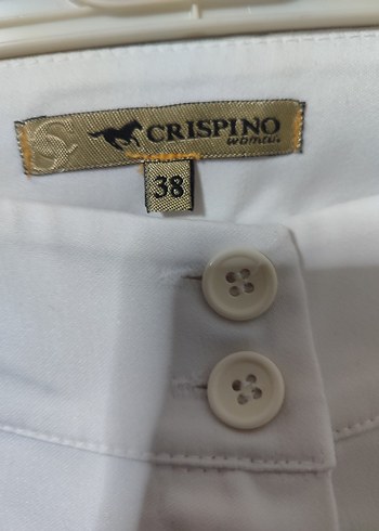 Beyaz Kadın Kumaş Pantolon - Görsel 4