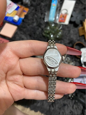  Beden gri Renk mini vintage celik saat