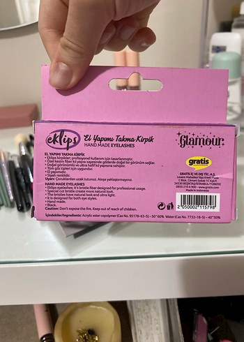 nascita tekli kirpikler eklips takma kirpik - Görsel 5