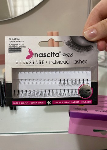 nascita tekli kirpikler eklips takma kirpik - Görsel 2
