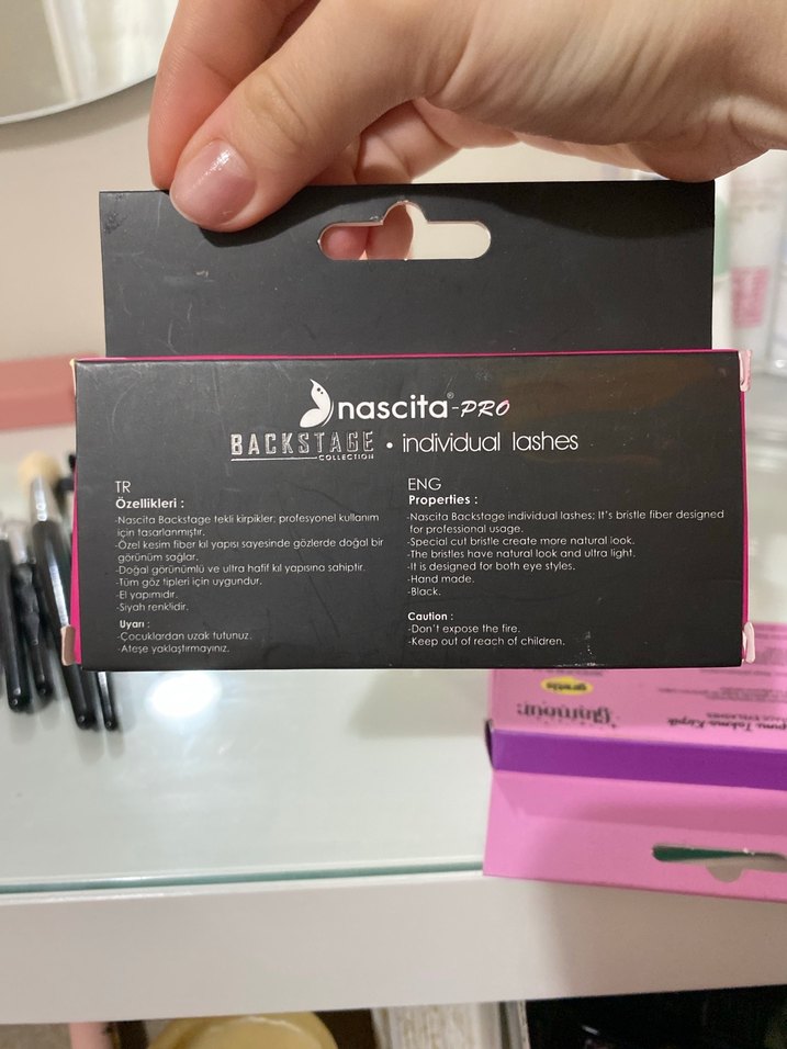 nascita tekli kirpikler eklips takma kirpik - Görsel 4