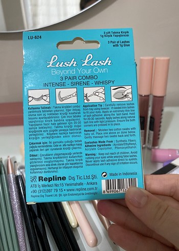 Lush Lash 3 Çift Doğal Görünümlü takma Kirpik - Görsel 2