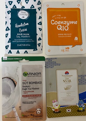 Kadınlar için 5 Farklı Yüz Maskesi Paketi - Görsel 2