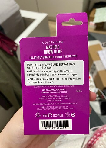 Golden Rose Max Hold Transparan Kaş Jeli - Görsel 2