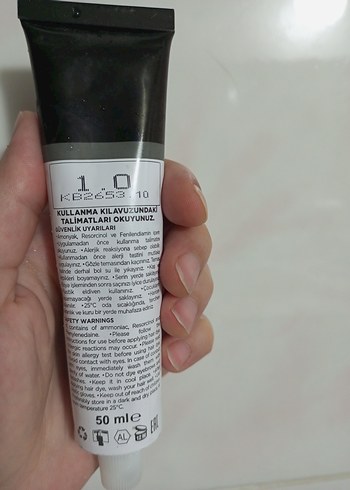Diğer Sea Color Siyah Vegan Krem Saç Boyası
