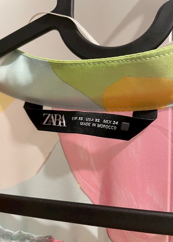 Zara Renkli Transparan zara gömlek
