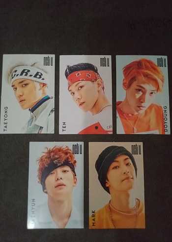 NCT U Taeyong, Ten, Doyoung, Jaehyun, Mark karton pc