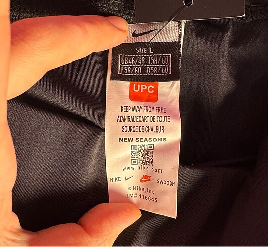 38 Beden Nike Dri-Fit Yüksel Bel Tayt Siyah Diz Yapmaz