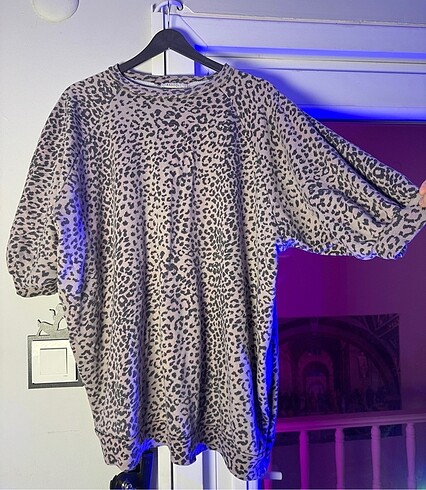 Leopar Desenli Ragdoll Tunik