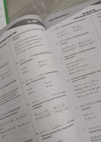  Beden 10. Sınıf Arapça Yaprak Testler - Ensar