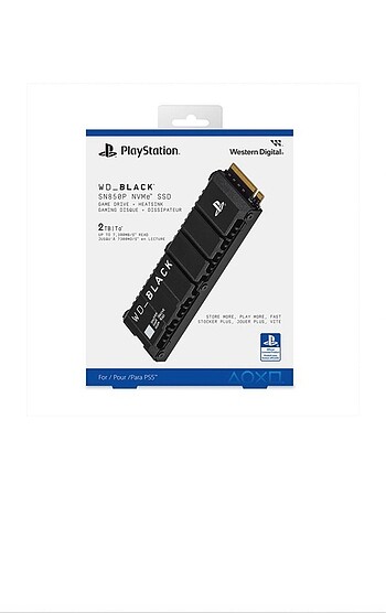 WESTERN DIGITAL SN850 PS5 NVME 1 TB SSD KARTI SIFIR KUTU