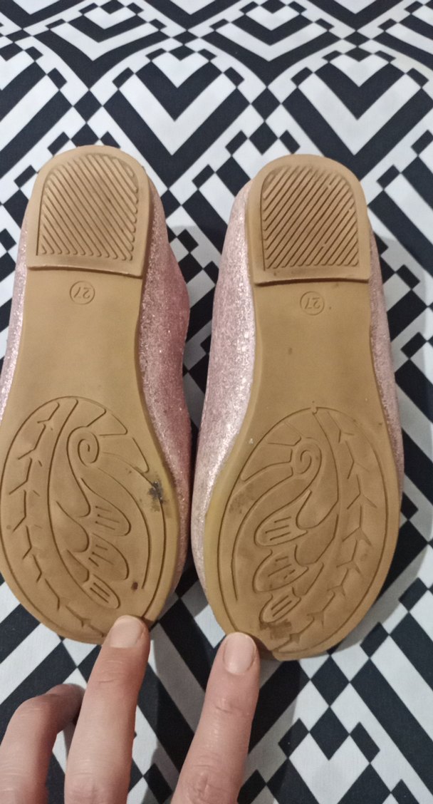 Kız Çocuk Pembe Bantlı Babet Ayakkabı - Görsel 3