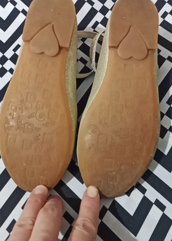 Kız Çocuk Bej Balerin Ayakkabı - Görsel 4