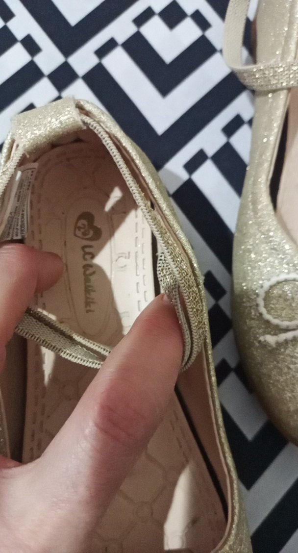 Kız Çocuk Bej Balerin Ayakkabı - Görsel 2