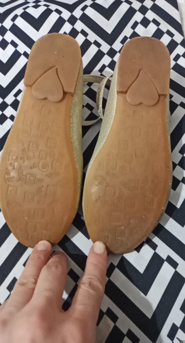 Kız Çocuk Bej Balerin Ayakkabı - Görsel 4