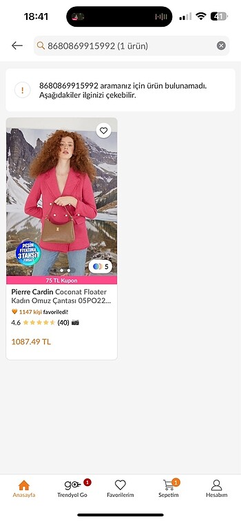 Pierre Cardin Kadın çantası