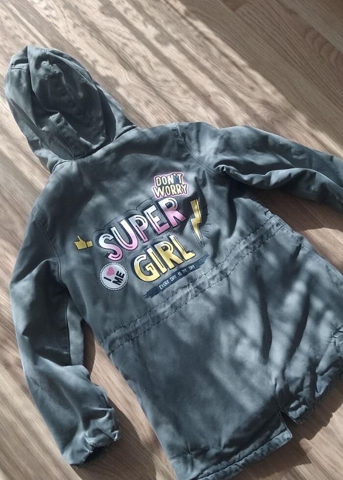 7_8 yaş kız çocuk mont - Görsel 2