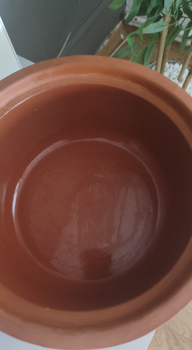 Koyu Bej Toprak Güveç Tenceresi. - Görsel 3