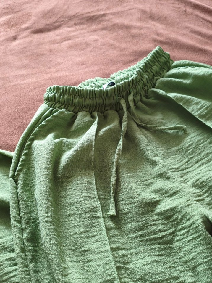 Yeşil Keten takım ikili - Görsel 4