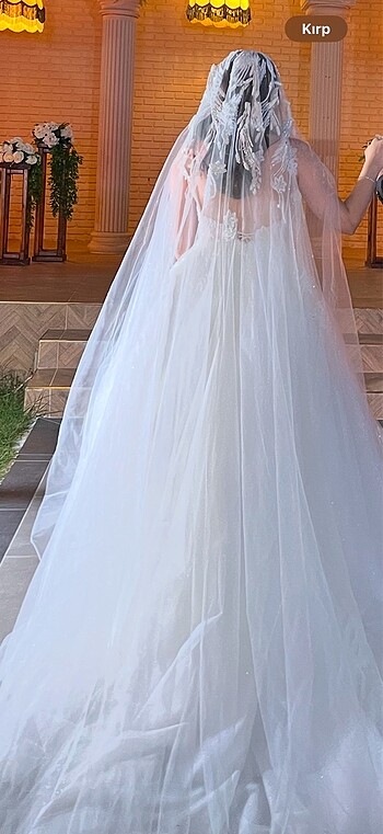 ÖZEL TASARIM SWAROSKİ TAŞLI HELEN MODEL GELİNLİK