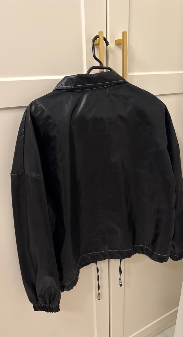 Siyah Kadın İnce Ceket - Görsel 4