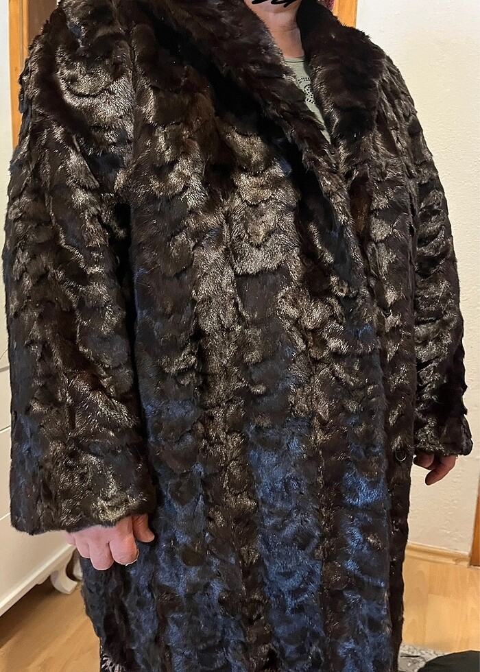 Hakiki vizon kürk vintage - Görsel 2