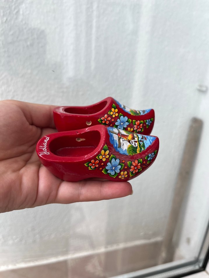 Ahşap el boyalı minyatür Çarık - Görsel 2