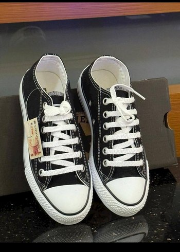36 Beden siyah Renk Converse Siyah Kadın Spor Ayakkabı
