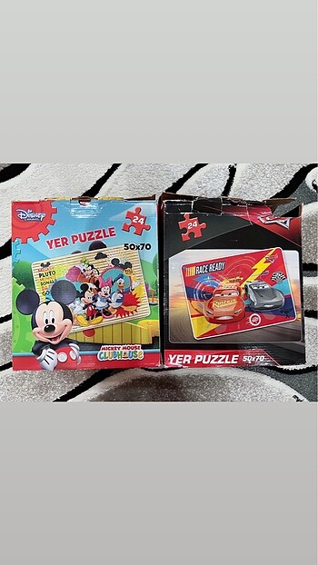 2 li büyük yerde yapılan yapboz puzzle