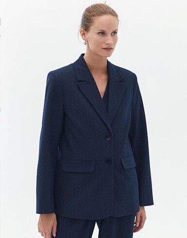 Lacivert Blazer Ceket