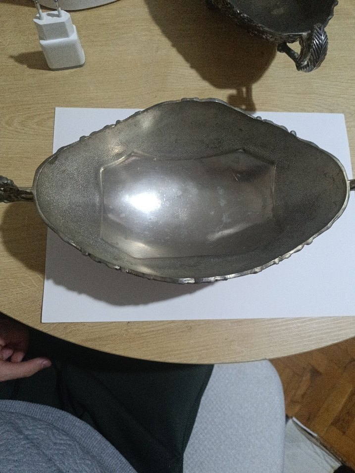 Zincir Detaylı Parlak Altın Vintage Kadın Broş - Görsel 3