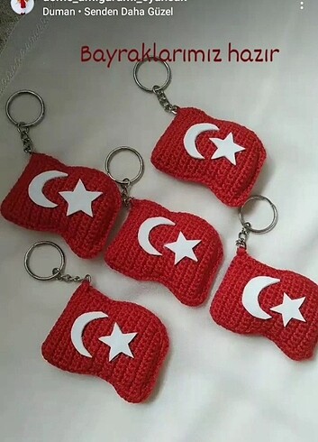 Amigurumi Türk Bayrağı ????????