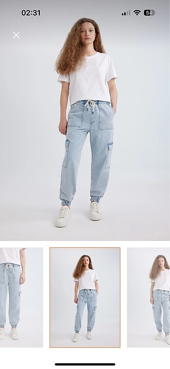 Kargo Pantolon Jean Lastikli