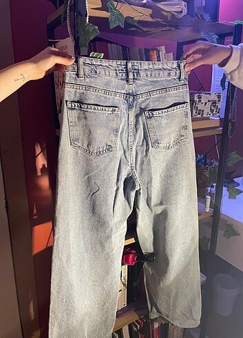 36 Beden mavi Renk Mavi jeans pantolon 