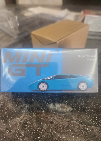 Mini GT Mavi Bugatti EB110 GT Oyuncak Araba