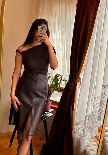 Zara transparan bluz