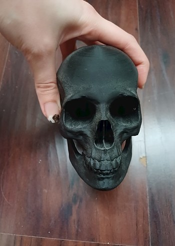 Dekoratif Siyah Kafatası - Görsel 2