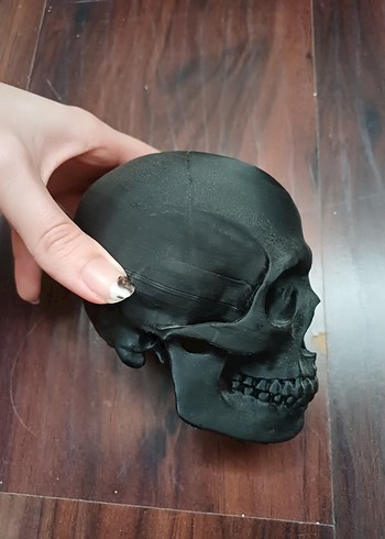 Dekoratif Siyah Kafatası - Görsel 3