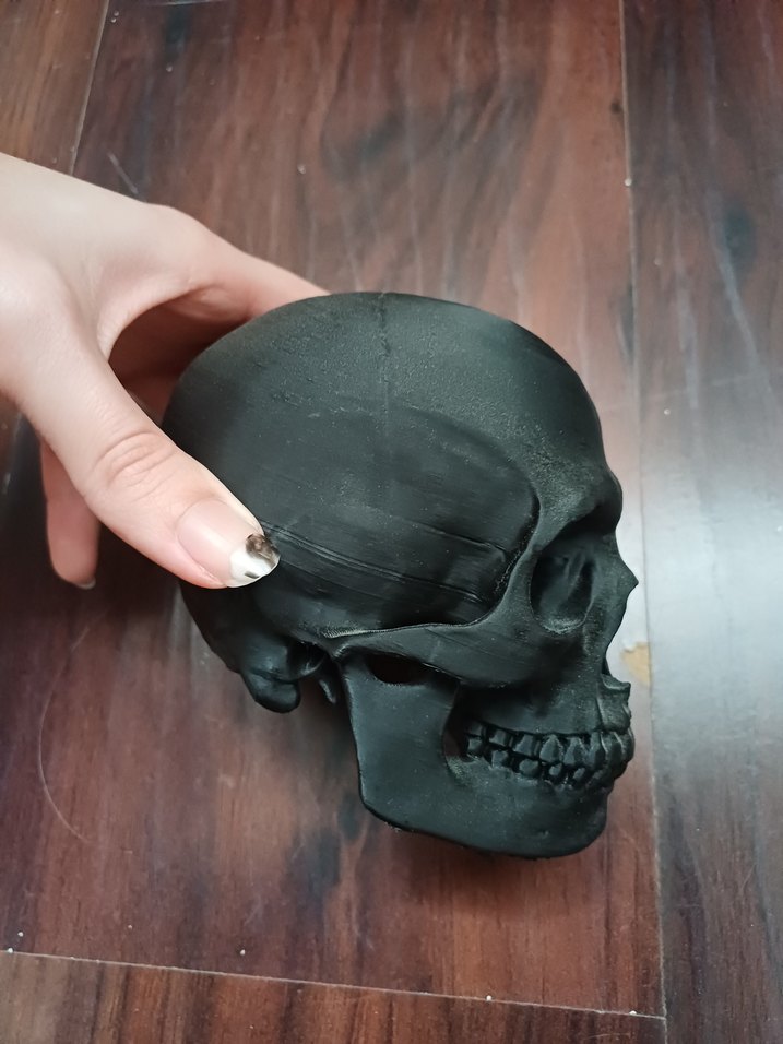 Dekoratif Siyah Kafatası - Görsel 3