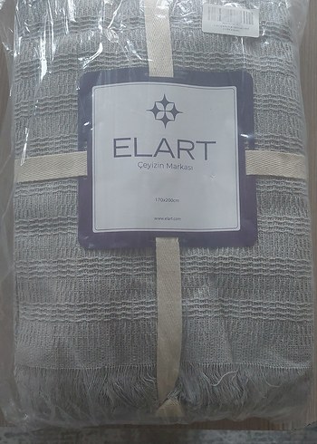 Elart Gri Düz Desen Koltuk Örtüsü - Görsel 4