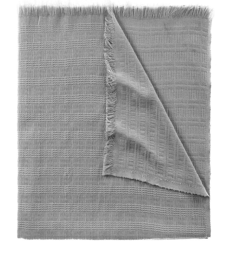 Elart Gri Düz Desen Koltuk Örtüsü - Görsel 2